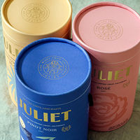 Tube en carton biodégradable personnalisé à chaud, tube cylindrique pour thé, tube en carton pour vin, boîte tube en carton – Vente chaude