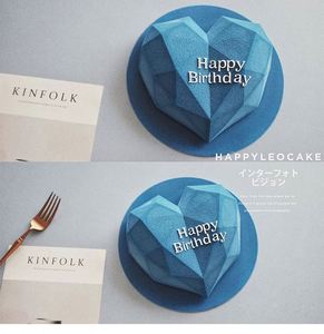 Moldes de Silicona 3D con Forma de Corazón de Diamante para Hornear Pasteles de Esponja, Chifón y Mousse, Moldes para Postres de Grado Alimenticio - Product Image 5