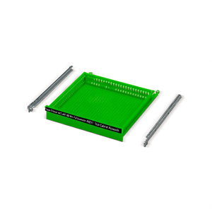 Fami Flexa <b>Drawer</b> 447x447x86 Mm Full Extension Green Ral6011 <b>Tool</b> Cabinet Accessory - Product Image 3