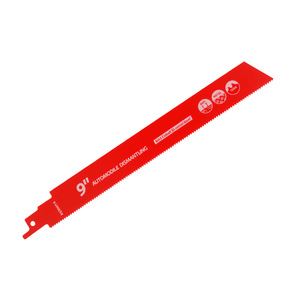 Red Reciprocating Saw Blade 223mm M42 Bimetal For Wood Metal Plastic Cutting - Product Image 2
