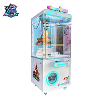 Arcadix Machine à griffes de luxe à monnayeur, machine de jeu de pêche de poupées et de distribution de prix pour centre de divertissement et centre commercial