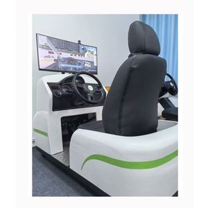 Simulateur de conduite automobile à écran unique, équipement de jeux à monnayeur pour l'entraînement à la conduite automobile, simulateur de conduite de voiture modèle - Product Image 3