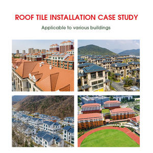 Bardeaux architecturaux modernes de qualité supérieure, résistants aux impacts de classe 4 et au vent, <span class=keywords><strong>en</strong></span> céramique d'argile, design carré, pour hôtels et ateliers - Product Image 5