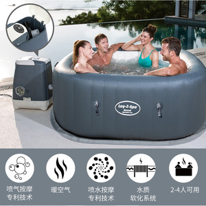 Đôi Bồn tắm bơm hơi spa tắm nhiệt độ không đổi sưởi ấm sóng hồ bơi bơm hơi bồn tắm người lớn - Product Image 6