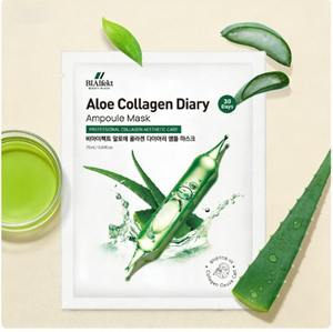 Mascarilla Facial Coreana de Hidrogel con Aloe y Colágeno BIAIfekt, Calmante, Iluminadora, con Glicerina para el Cuidado de la Piel - Product Image 6