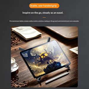 360 Degree Adjustable Phone Holder Notebook Cooling Stand Ergonomic <b>Foldable</b> Cooling Pads Tablet Stand <b>Desk</b> Flexible - Product Image 4