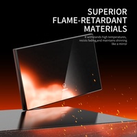 Panneau en verre trempé standard américain moderne de luxe 1 groupe 1 voie Interrupteurs muraux électriques Interrupteur de lumière à bascule