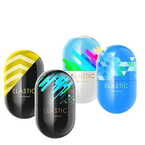 Coppa Portatile in Silicone per Masturbazione Maschile, Labbra Realistiche, Capsula Colorata, Prodotto Manuale per Sesso Sicuro - Product Image 1