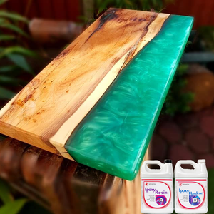 Non Ingiallimento 100% Solido, Solventi di Spedizione Gratuita e Nessun VOC Trasparente di Resina Epossidica per Rivestimenti o Laminati per Artisti Professionisti - Product Image 3