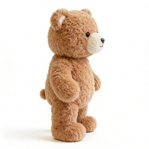 Orsacchiotto Personalizzato in Peluche, Giocattolo Morbido a Forma di Animale, Bambola in Peluche Personalizzabile, Orsacchiotto Marrone Morbido - Product Image 3