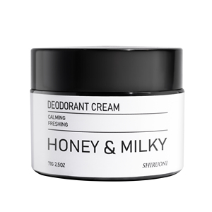 Marque privée Crème naturelle au lait et au miel, noix de coco, vanille, déodorant pour aisselles pour hommes et femmes - Product Image 1