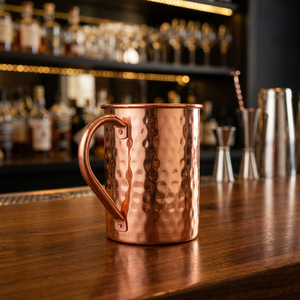 Copper Moscow Mule Copper Finishing <b>Mug</b> Hammered Moscow Mule Copper Cup Beer <b>Mugs</b> Manufacturer - Indian Home Crafts - Product Image 3