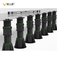 Accessoires de revêtement de sol pour terrasse Support de carrelage en plastique Socles de terrain TA-R