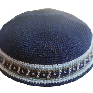 <span class=keywords><strong>Sombrero</strong></span> de invierno hecho a mano de algodón <span class=keywords><strong>Kipa</strong></span> para hombre, todos los tamaños para niños y niños, compañero de viaje, Kippah Fall - Product Image 2