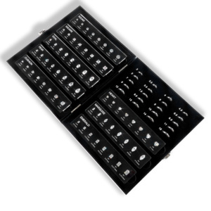 Cadermay - Juego de Herramientas para Medir Anillos y Piedras Preciosas, con Piedras Maestras de Diferentes Formas y Tamaños de Quilates (de 0.5 a 5 Quilates), Probador de Circonita Cúbica - Product Image 4