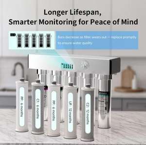 Nouveau système de purification <span class=keywords><strong>d</strong></span>'<span class=keywords><strong>eau</strong></span> domestique en acier inoxydable, ultrafiltration, filtre à <span class=keywords><strong>eau</strong></span> <span class=keywords><strong>adoucisseur</strong></span>, système de filtration domestique haut de gamme - Product Image 2
