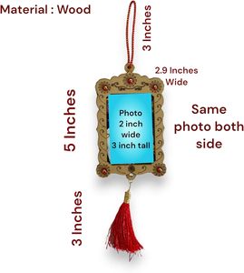 Ornement de voiture islamique à suspendre, ornements Allah, cadre photo, Allah Muhammad, cadeau islamique pour le Ramadan et l'Aïd, charme à suspendre, décoration - Product Image 6