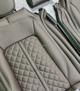 Funda de Asiento de Coche de Cuero Nappa Verde Oscuro Personalizada para <span class=keywords><strong>Audi</strong></span> A6L - Product Image 5