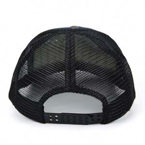 Chapeau de camionneur en mousse vintage incurvé à bord plat en coton lavé brodé à la main chapeau de papa à la mode 5 panneaux Gorras pour la randonnée - Product Image 5