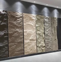 Panneau mural en faux briques PU léger 1200*3000mm, revêtement mural en briques artificielles pour extérieur, décoration murale pour hôtel, villa