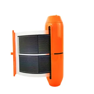 Portátil impermeable de panel solar banco de potencia con la antorcha de luz intermitente y USB Cargador solar de salida con buena calidad