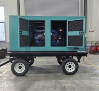 Centrale Électrique Mobile Portable Silencieuse, Générateur Diesel sur Remorque, Télécommande, ATS, Marques Ricardo Weichai Cummins, 120 kW, OEM