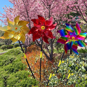 Bán buôn rắn lớn hình bát giác Laser <span class=keywords><strong>Bird</strong></span> scare thiết bị cối xay gió nhựa cho ban công ngoài trời chim kiểm soát <span class=keywords><strong>Bird</strong></span> Repellent - Product Image 1