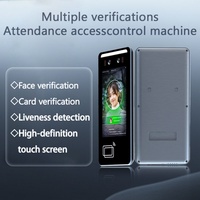 Máquina de Reconocimiento Facial de Alta Precisión Tencent, Compatible con Tarjeta IC y Huella Dactilar, Control de Acceso Biométrico, Modelo de Reconocimiento Facial
