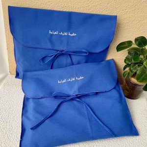 QMS Custom Cotton Twill <b>Envelope</b> Pouch Bag Organic Cotton Twill <b>Gift</b> Jewelry Packaging Bag Eco-friendly Storage <b>Gift</b> Bag - Product Image 3