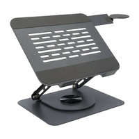 Ordinateur portable de taille 11 à 17 pouces, 360 °   Support de portable ergonomique rotatif, portable, pliable et réglable avec support magnétique pour téléphone
