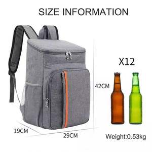 Mochila Nevera Aislada, Impermeable, Reutilizable, con Logotipo Personalizado, Ligera y a Prueba de Fugas, para Picnic, Senderismo y Camping - Product Image 6