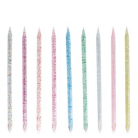 Lot de 100 applicateurs de strass à double extrémité pour nail art avec manche en cristal – Vente en gros