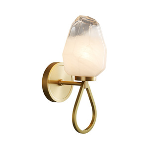 All-Copper Minimalist Modern Nordic <b>Wall</b> Lamp for Bedroom <b>Bedside</b> Luxury Hotel Guesthouse Staircase Corridor Hallway - Product Image 3