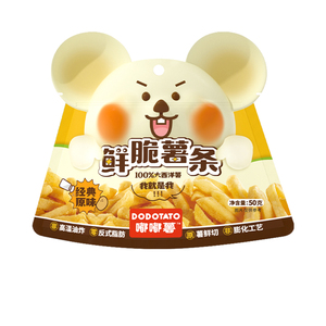 Dudu Potato Classic Original 50g Patatas Fritas Saladas en Barra, Snacks Casuales, Bolsa Abierta Lista para Comer, Paquete Grande, Mongolia Interior - Product Image 3