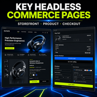 Développement de site web Shopify sans tête (headless) personnalisé pour le commerce, compatible web et mobile, avec interface utilisateur personnalisée LionCreate