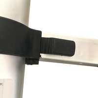 Échelles télescopiques extensibles en aluminium à un seul côté, antidérapantes, faciles à rétracter, portables, 2 m, 2,6 m, 4,1 m, 4,4 m, pour la maison