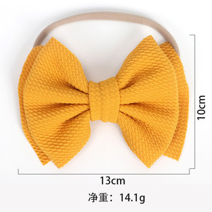 Custom Custom INS Fashion Double Layer <strong>Baby</strong> <strong>Headband</strong> with <strong>Big</strong> Bow 95% Polyester +5% Spandex <strong>Baby</strong> Bows and <strong>Headbands</strong> - Product Image 5