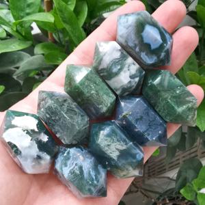 סיטונאי טבעי גביש קוורץ שונים חומר כפול הסתיים קריסטל נקודות עבור ריפוי - Product Image 4