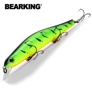 Bearking-Señuelos de Pesca cebo duro para buceo, sistema de peso magnético de 11cm, 17g, fundición larga, calidad de 0,8-1,2 m, wobblers minnow