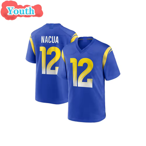 युवा बच्चे 9 मैट मैथ्यू स्टफोर्ड 12 पुका नाकुआ 17 दावते adras 99 एरन डोल्ड शीर्ष गुणवत्ता ने हमें अमेरिकी अमेरिकी फुटबॉल जर्सी - Product Image 3