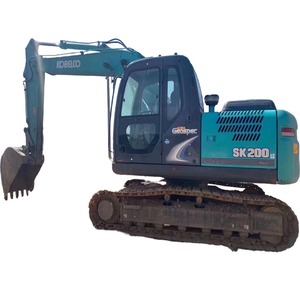 Kobelco-pelle sur chenilles utilisée par excavatrice SK200-8 poids de fonctionnement de 20 tonnes composants de noyau de pompe à engrenages livraison mondiale Shanghai Yard - Product Image 1