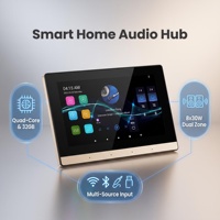 Amplificateur mural ZHIKU de grande taille avec contrôle de musique d'ambiance Android et hôte de musique Google 7.1 à 8 canaux