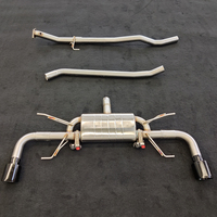 OBM Sistema de Escape Catback de Alto Rendimiento SS304 para MX-5 NC/Mazda3/Mazda6/Atenza 2.0L 2.5L 2012--Silenciador con Válvula y Control Remoto
