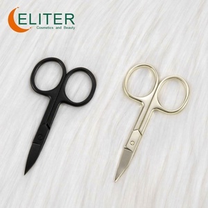 Tijeras multifuncionales Eliter de acero inoxidable dorado de fábrica al por mayor, tijeras para manicura, tijeras para uñas, cutícula - Product Image 3