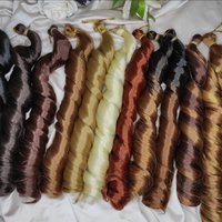 12-дюймовые французские кудрявые волосы Loose Wave, 150 г, короткие, пружинистые, синтетические, для плетения косичек без узлов, гладкие, без спутывания
