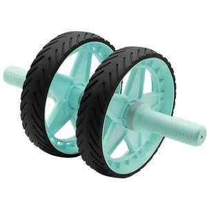 Rodillo Abdominal Profesional Micogo de Doble <span class=keywords><strong>Rueda</strong></span> con Banda de Resistencia Ajustable y Rodillera, <span class=keywords><strong>Rueda</strong></span> de Entrenamiento Abdominal con Rebote Automático - Product Image 4