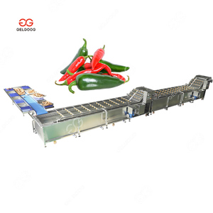 Cam xoài dứa trái cây làm sạch sáp sắp xếp phân loại dòng tẩy lông táo phân loại máy giặt và sấy khô - Product Image 6