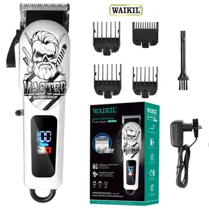 WAIKIL New Rechargeable Electric Hair Clipper Portable Professional Salon Beard Trimmer & Hair Clipper for Men Best Hair Trimmer