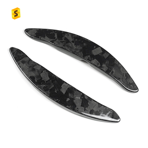 Paleta DE CAMBIO DE PATRÓN forjado <span class=keywords><strong>Interior</strong></span> de coche de fibra de carbono seca Real de carbono Shasha para Porsche 911 922 Taycan Panamera <span class=keywords><strong>Macan</strong></span> <span class=keywords><strong>2021</strong></span> + - Product Image 2