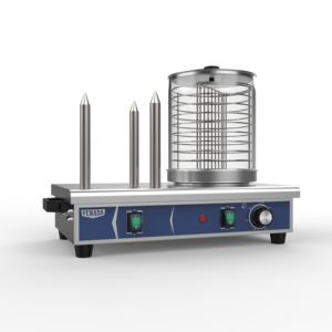 Penghangat Roti Daya Tinggi 520W untuk Hot Dog, Mesin Panggang Hot Dog Listrik, Penghangat Roti Sosis 4 Buah, Pengukus Roti - Product Image 1